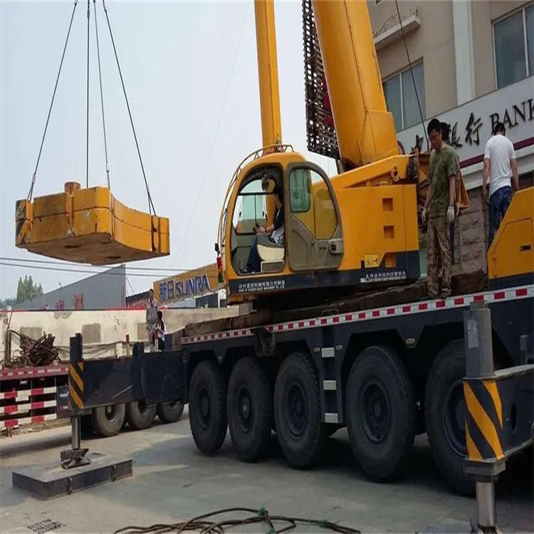 仙游县当地吊车出租|机器吊装|75吨|工厂搬迁服务